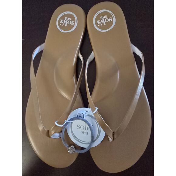 SOLEI SEA women's indie sandals in NUDE/PINK Sz 9 - Picture 1 of 5